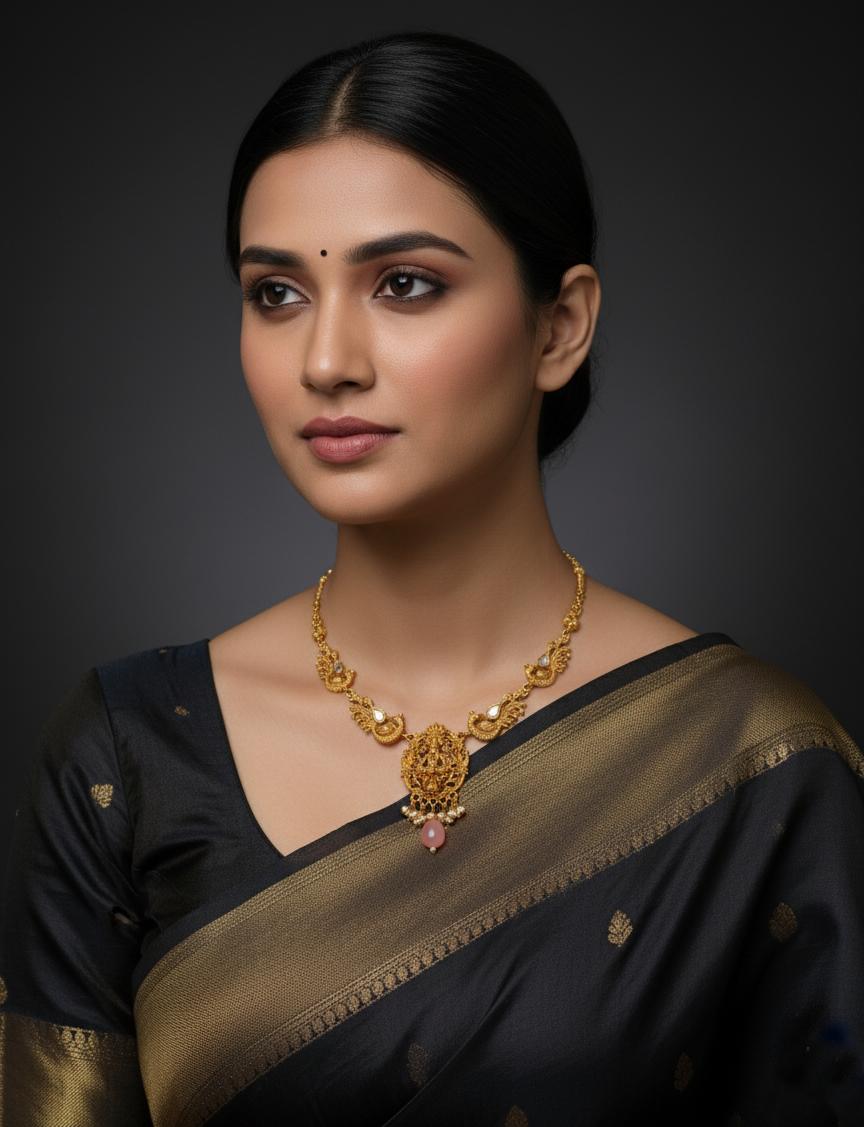 Laxmi Blessings Necklace Set