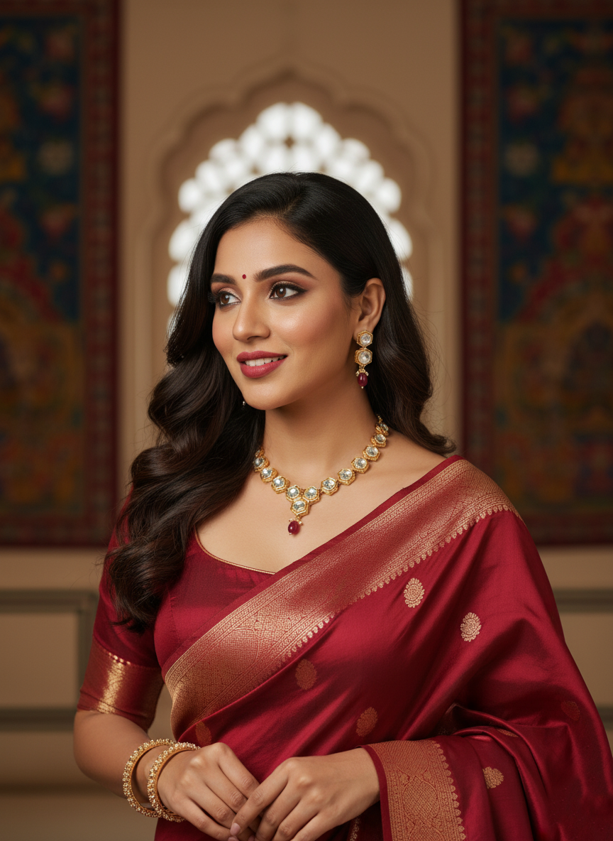 Scarlet Spark Necklace set