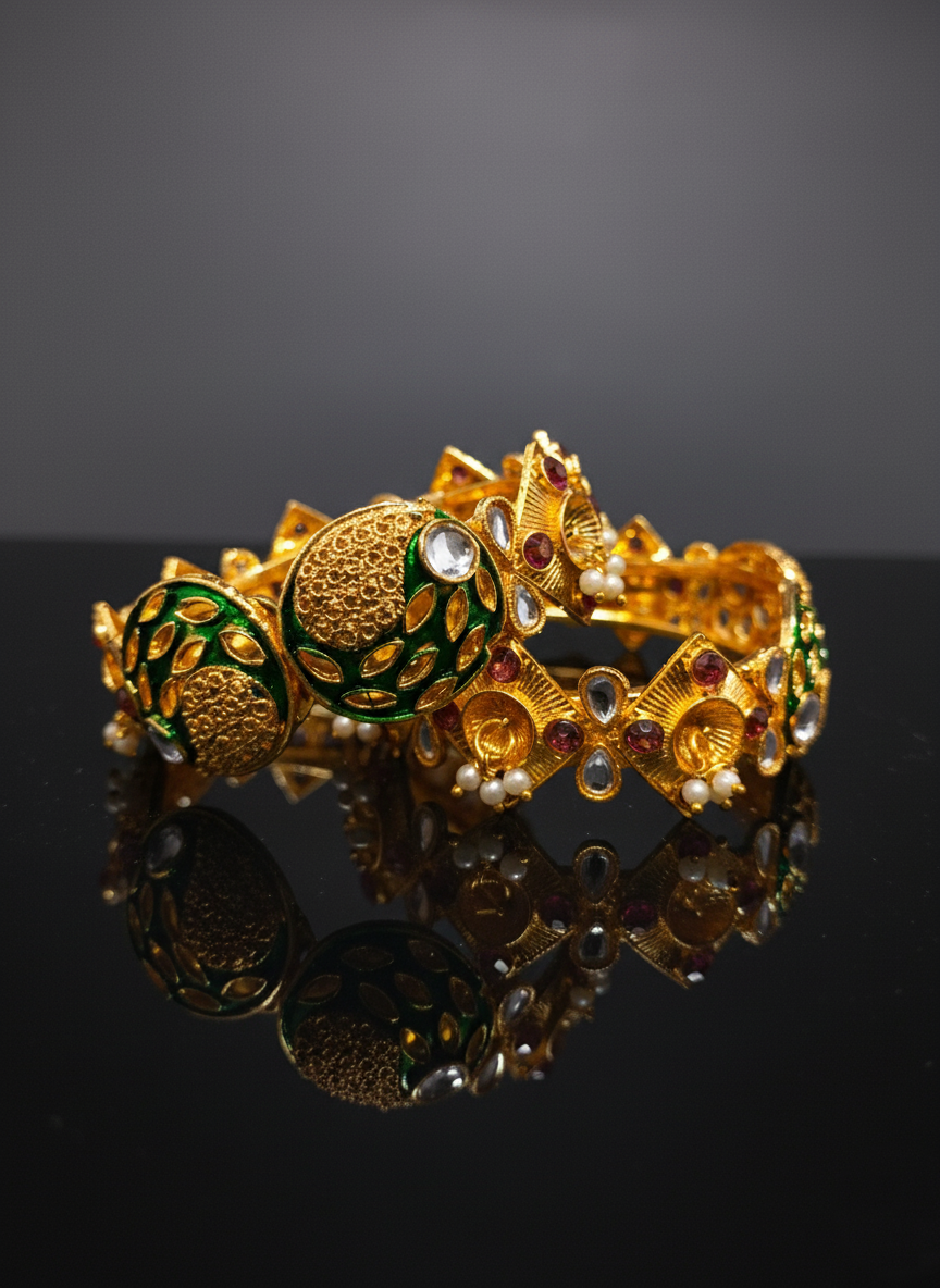 Peacock Glory Bangles