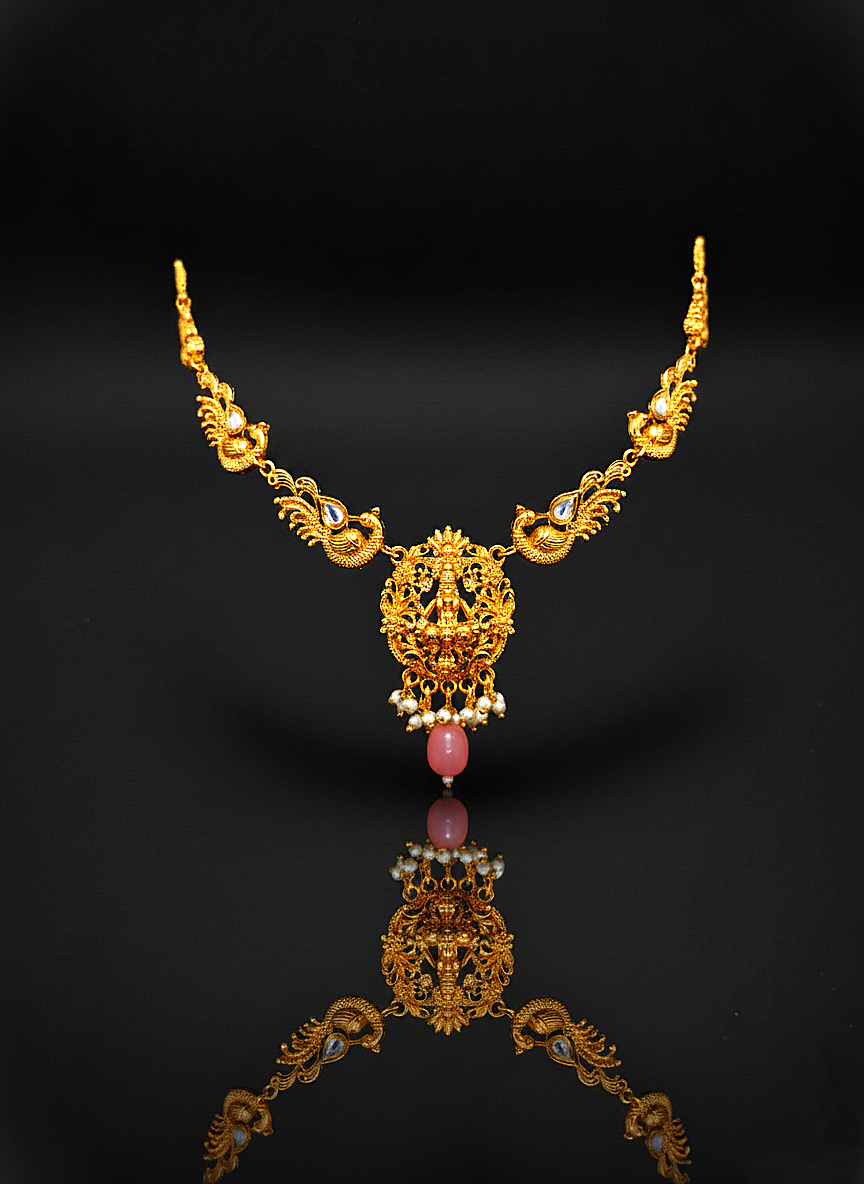 Laxmi Blessings Necklace Set